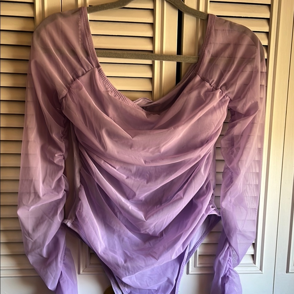 Shein lavender bodysuit